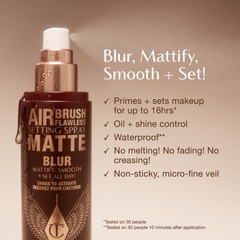 AIRBRUSH FLAWLESS SETTING SPRAY MATTE - 34 ML TRAVEL
