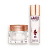 CHARLOTTE’S MAGIC CREAM & SETTING SPRAY DUO - SKINCARE & MAKEUP KIT