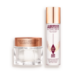 CHARLOTTE’S MAGIC CREAM & SETTING SPRAY DUO - SKINCARE & MAKEUP KIT