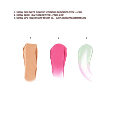 UNREAL SKIN, LIPS & CHEEKS KIT - MAKEUP KIT