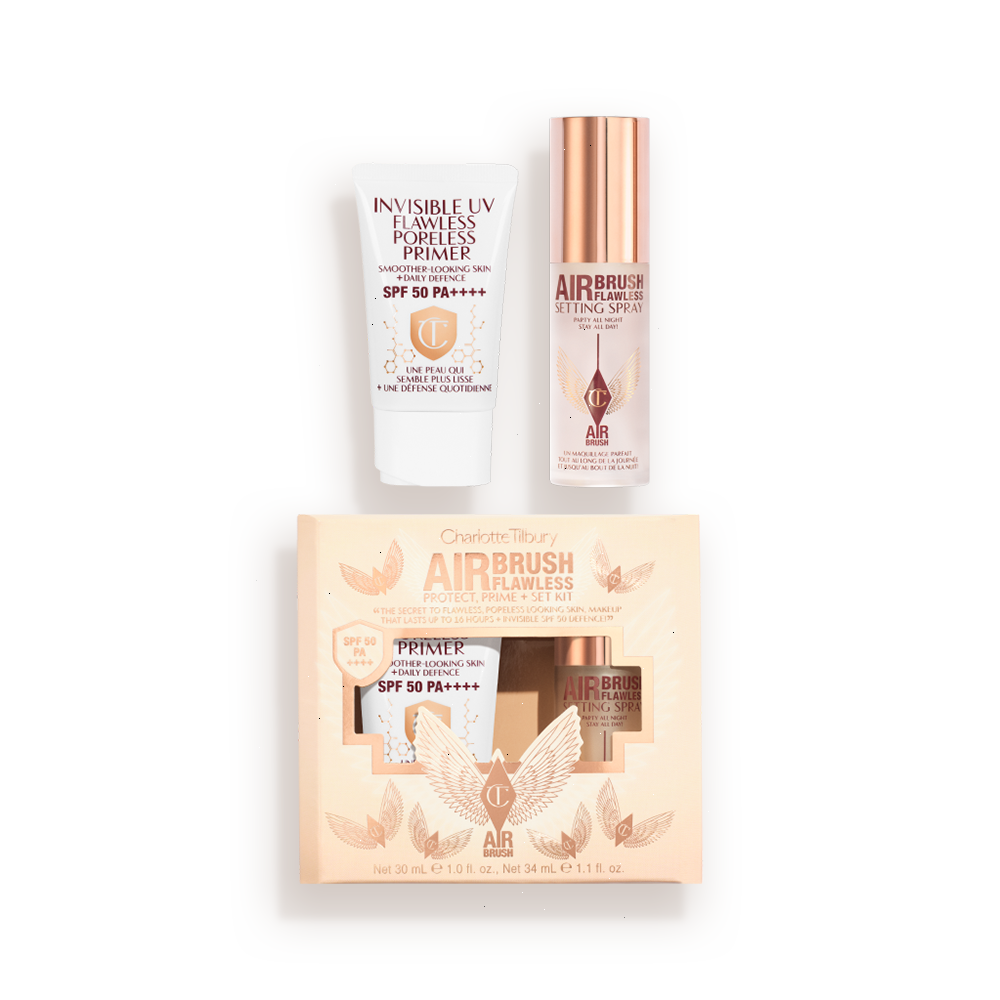 AIRBRUSH FLAWLESS PROTECT, PRIME & SET KIT - FACE KIT