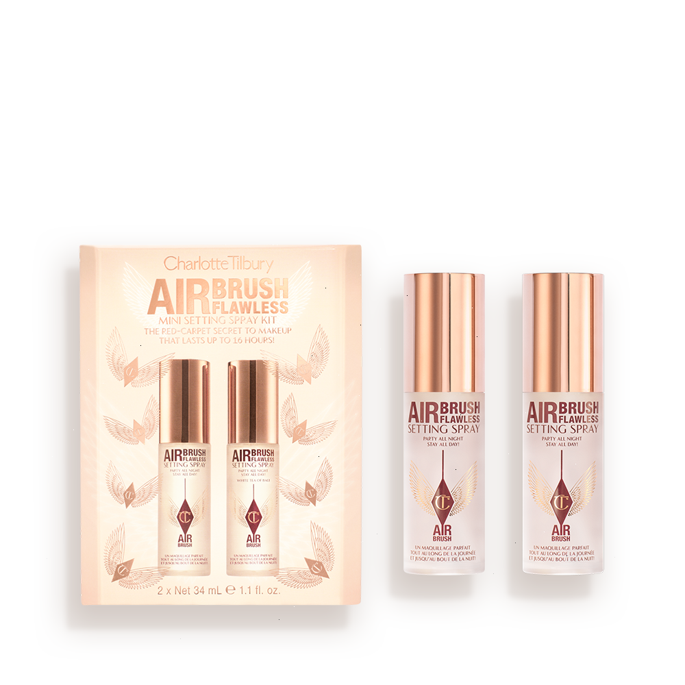 AIRBRUSH FLAWLESS  MINI SETTING SPRAY KIT - TRAVEL SIZE FACE KIT