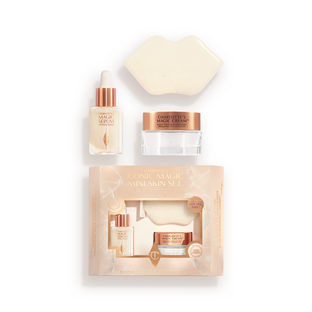 CHARLOTTE'S ICONIC MAGIC MINI SKIN SET - TRAVEL SIZE SKINCARE KIT