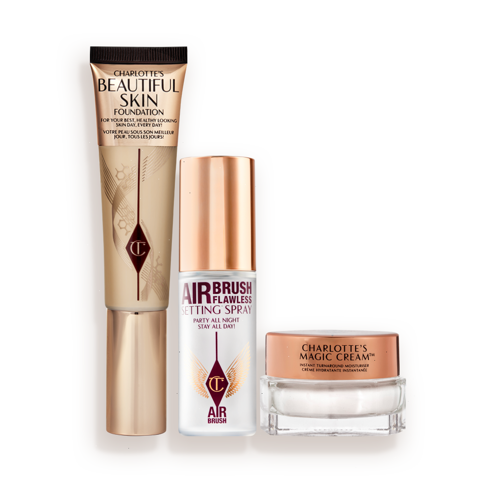 CHARLOTTE’S AWARD-WINNING COMPLEXION TRIO - SKINCARE & MAKEUP KIT
