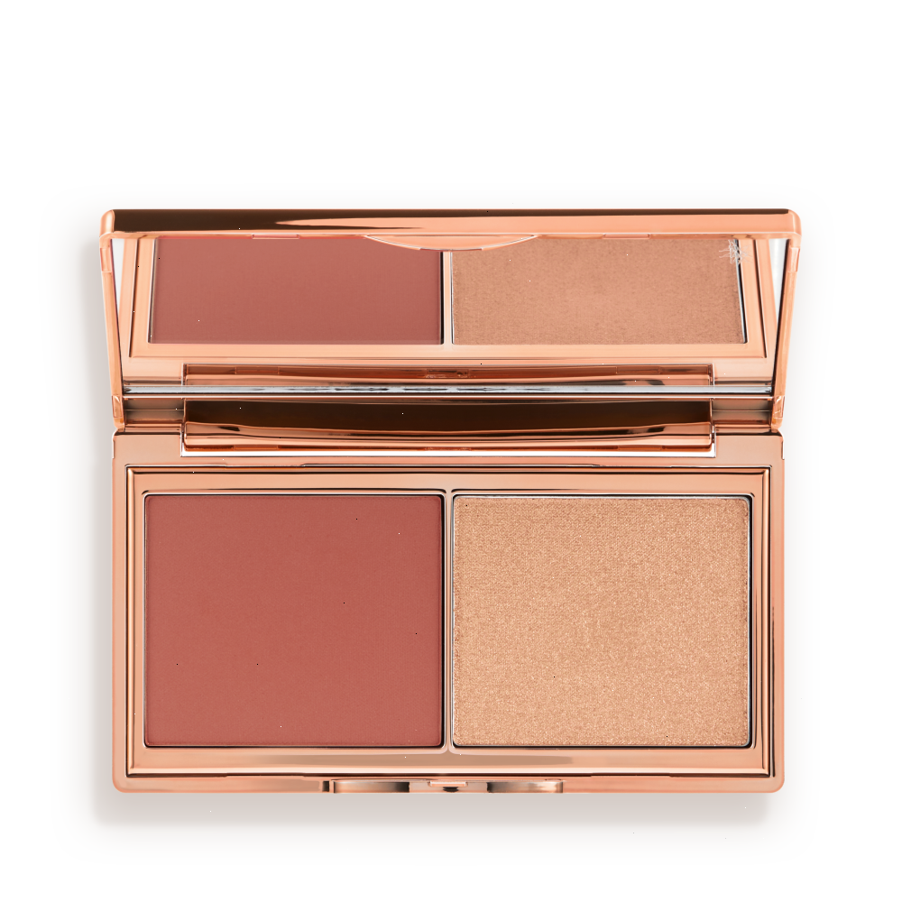 HOLLYWOOD BLUSH & GLOW GLIDE PALETTE - TAN TO DEEP