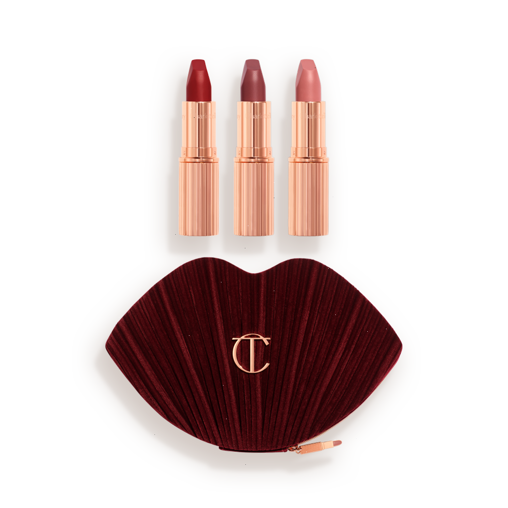 HOT LIPS BAG - MAKEUP BAG & LIP KIT