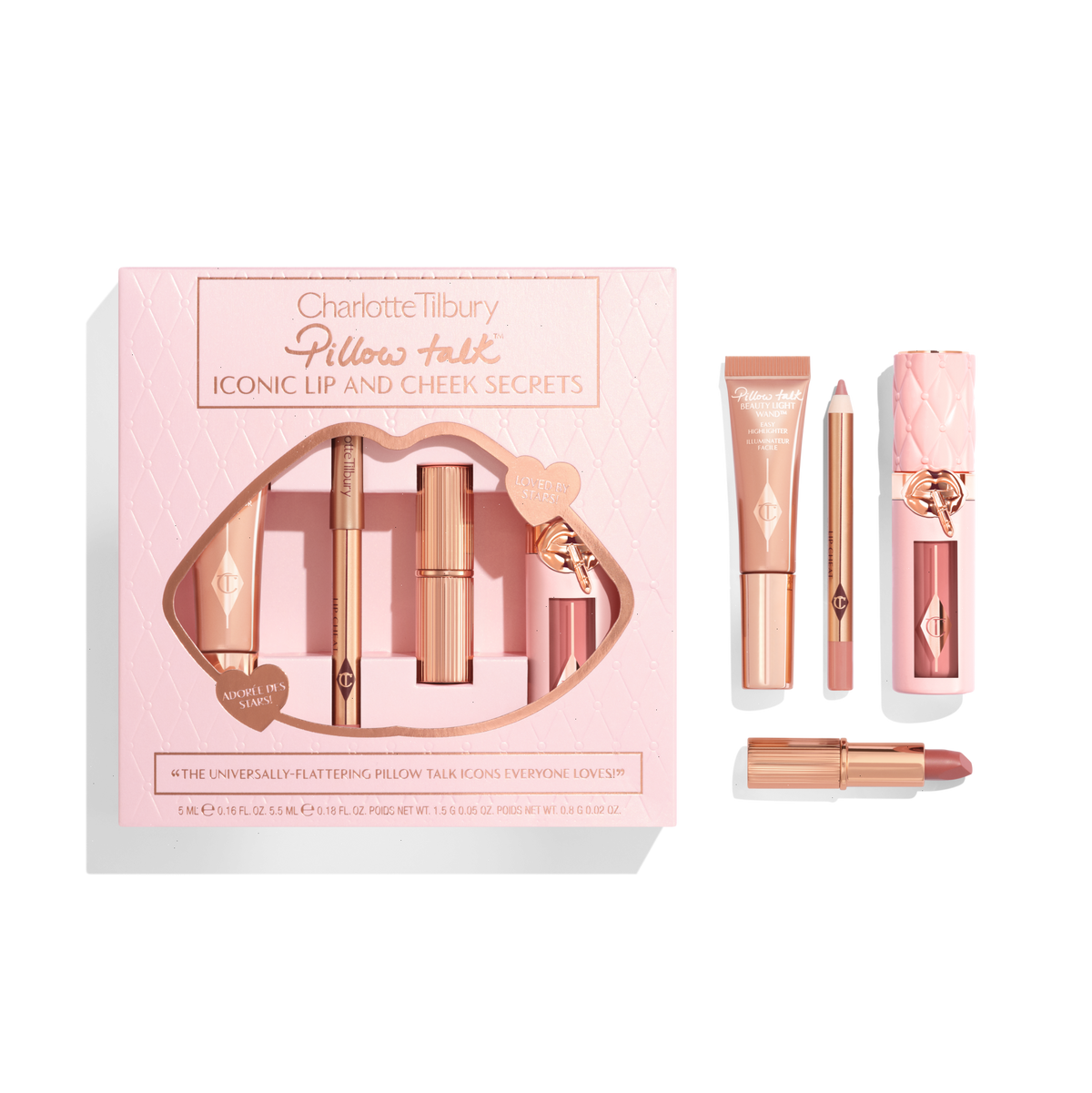 PILLOW TALK ICONIC LIP AND CHEEK SECRETS - PILLOW TALK