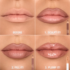 SUPER NUDES SCULPT, FILL & PLUMP LIP KIT - LIP KIT