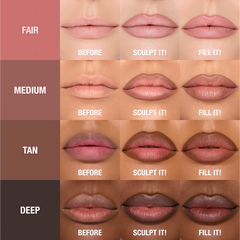 SUPER NUDES EASY LIP TRICK KIT - SUPER NUDES EASY LIP TRICK KIT