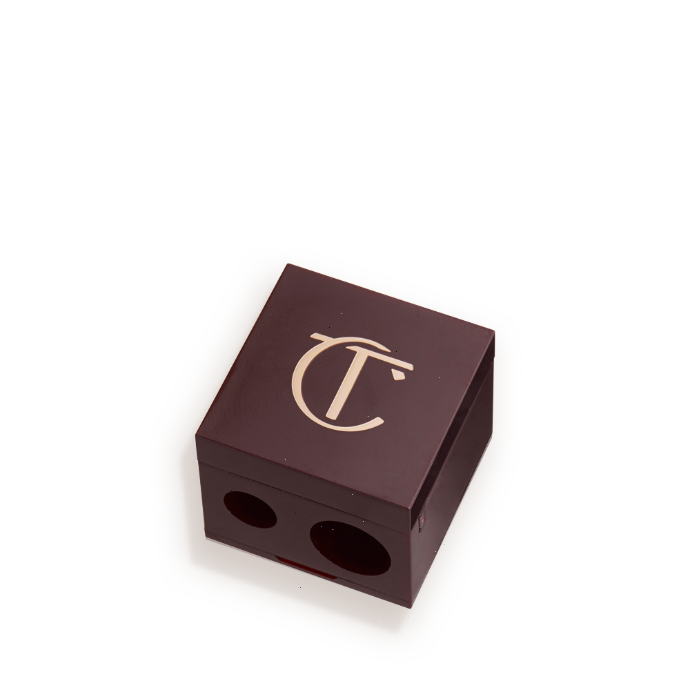 PENCIL SHARPENER - ROSE GOLD & NIGHT CRIMSON